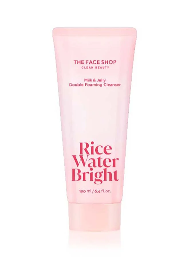 THE FACE SHOP Thefaceeshop Rice Water Bright Milk&Jelly Doubel Foaming Cle